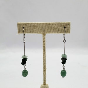 Natural Green Aventurine Earrings