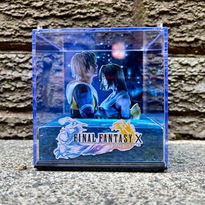 TIDUS & YUNA - Final Fantasy X - 3D Game Cube Diorama