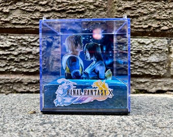 TIDUS & YUNA - Final Fantasy X - 3D Game Cube Diorama