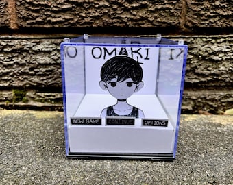 OMORI - Game Start - 3D Game Cube Diorama