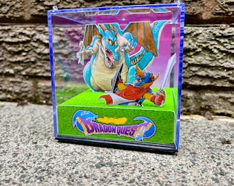 DRAGON QUEST - 3D Game Cube Diorama