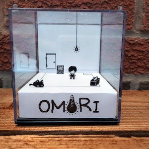 OMORI - Espacio en blanco - Diorama 3D de Game Cube