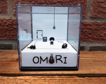 OMORI - White Space - 3D Game Cube Diorama