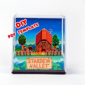 STARDEW VALLEY - DIY Template - Make Your Own 3D Game Cube Papercraft Diorama