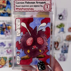 first edition venonat pokemon card 1999 Jungle #63 CGC 7.5 NRMT+ on Fanatics Collect [1G] Leech Life (10) Remove a number of damage counters from Venonat equal to the damage done to the Defending Pokemon (after applying Weakness and Resistance). Venonat - Jungle - Pokemon