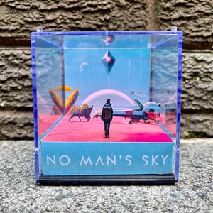 NO MAN'S SKY - 3D Game Cube Diorama