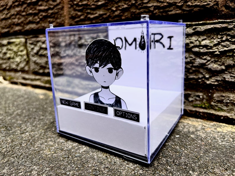 OMORI Game Start 3D Game Cube Diorama - Etsy