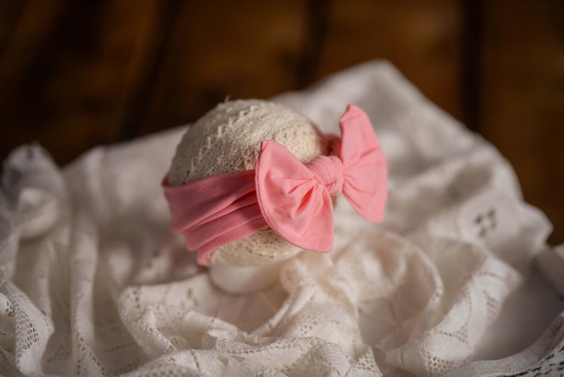Different colours Newbornsitter headband Photography prop headband bow