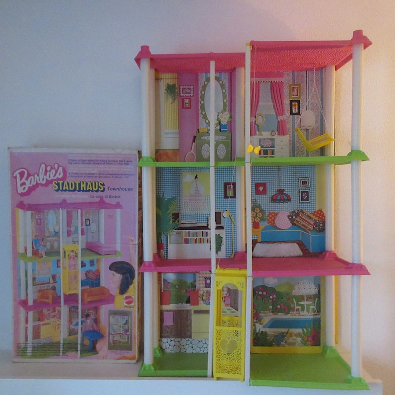 Barbie Townhouse in Original Box 1980s 7825 - Etsy