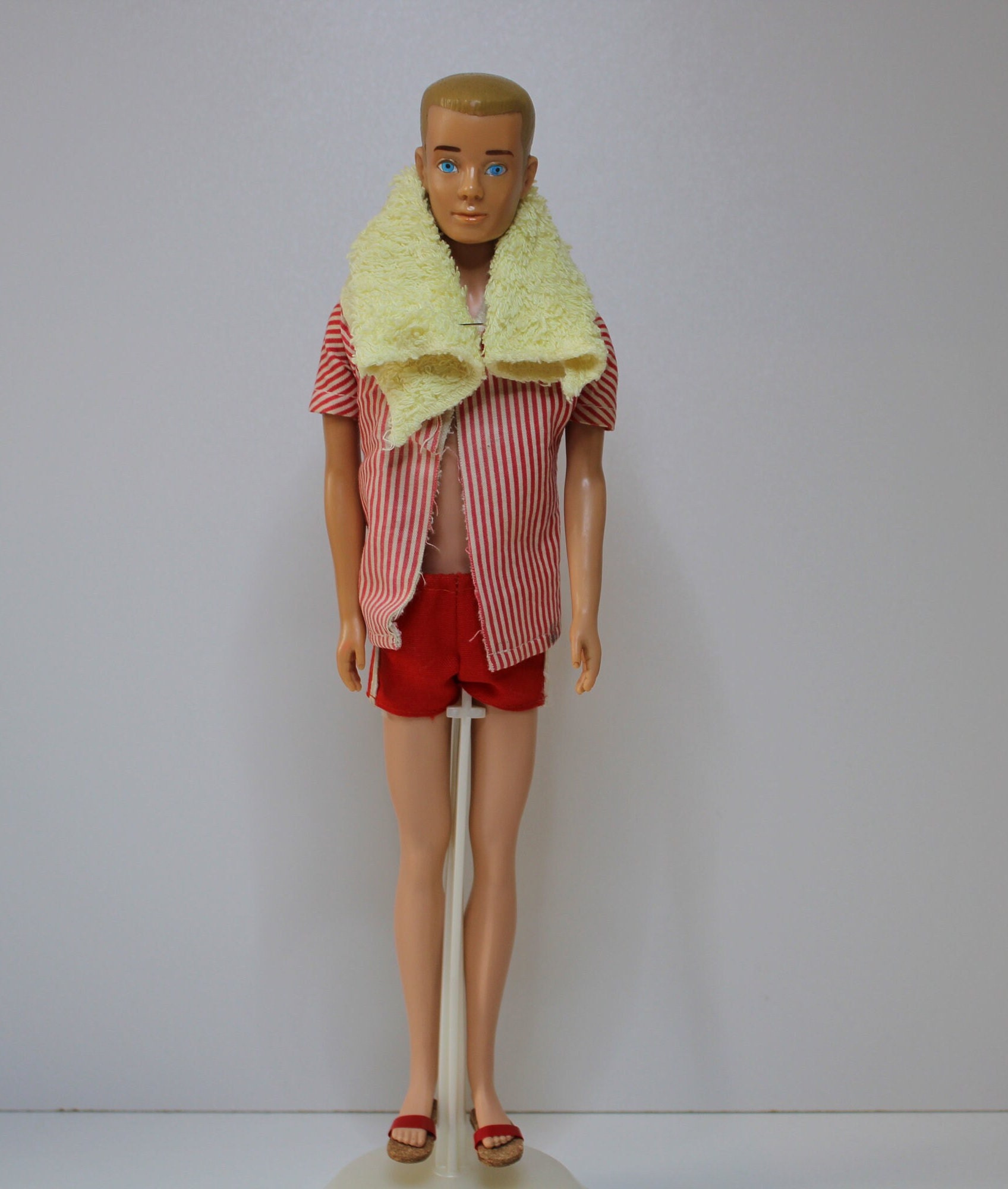 Barbie Fashion Pack, Ken Doll Clothes, Striped K Sweater, Khaki Shorts & Mask