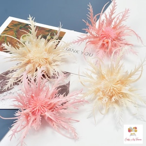 10cm Giant Sea Urchin, Pack of 5, Artificial Flowers, Plastic Flowers, Flower Cake Topper, Cake Topper, Wedding Cake