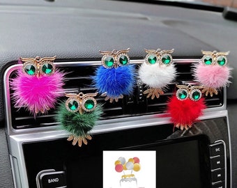 Owl Car Air Freshener, Air-Freshener, Air Vent, Car Decoration, Vehicle Ornament, Car Accessories, Car Freshener, Air Vent Jewel