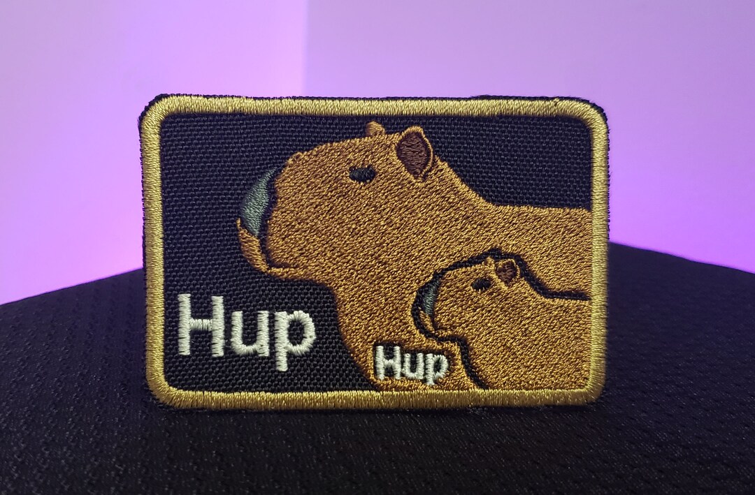 Capybara Small Iron-on Patch Iron on Patch, Iron on Patch Flower, Patch,  Patches, Patches for Jackets, Patch for Backpack, Capybara Patch 