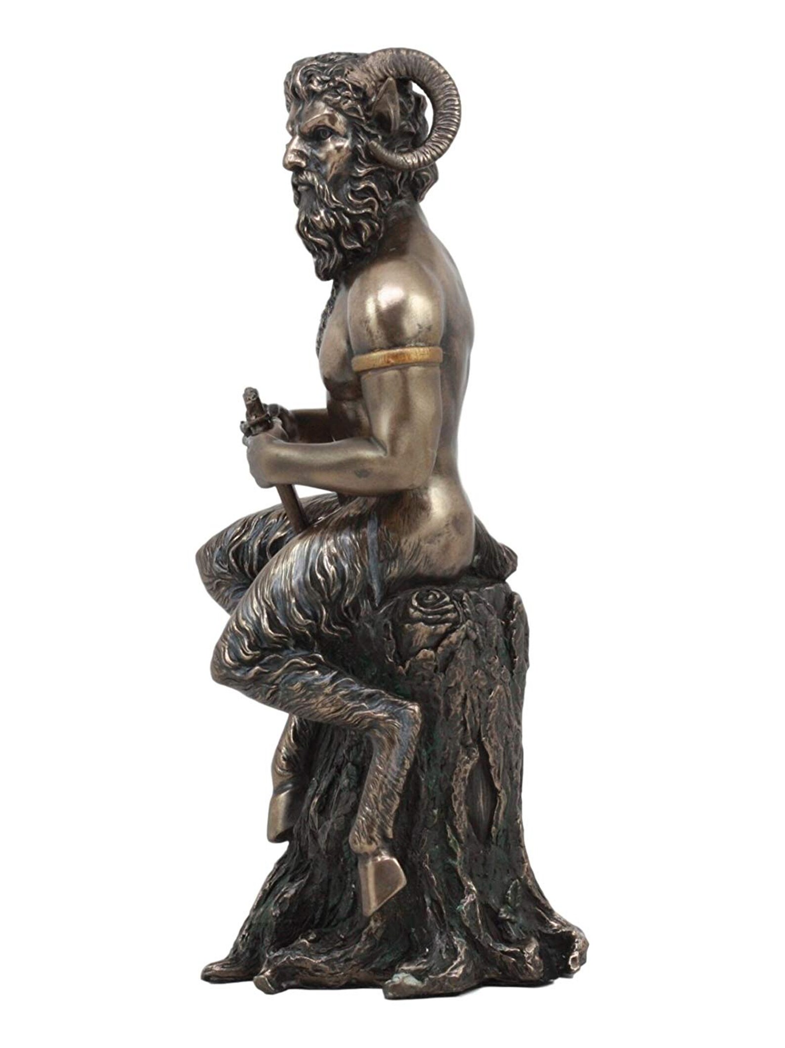 Greek God Pan Statue 9.75Tall Deity Of The Wild Pan Etsy