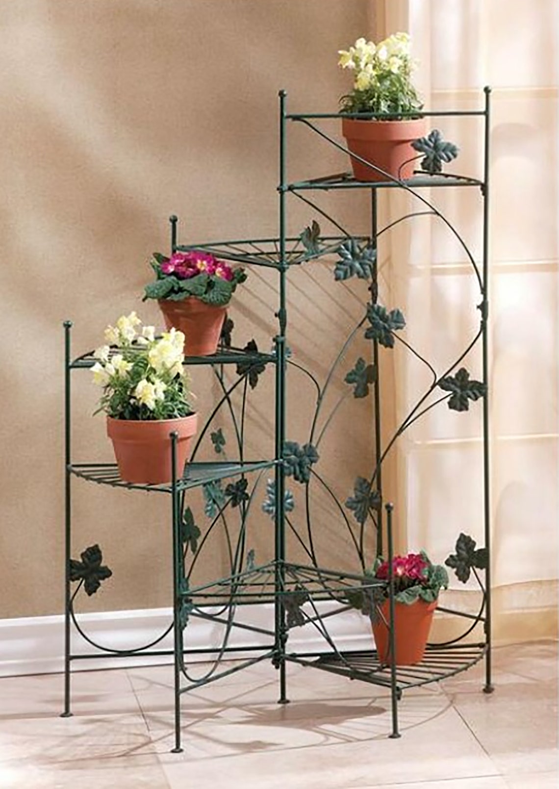 Ivy Spiral Staircase Plant Stand Free Shipping Etsy
