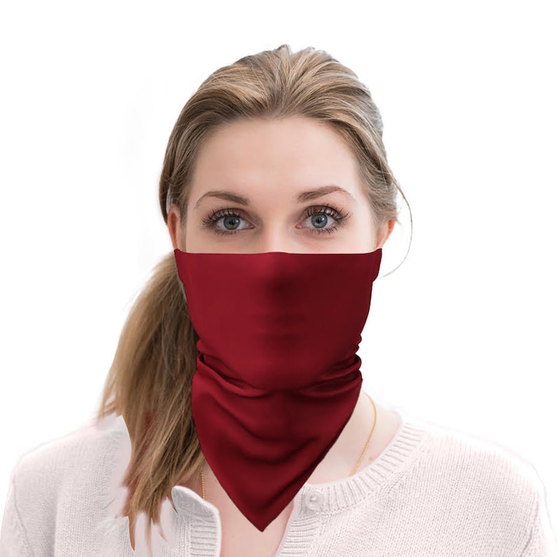 Unisex Neck Gaiter Face Mask Face Covering Lightweight Etsy