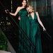 Emerald Green Bridesmaid dress, Emerald green Infinity Dress prom dress, convertible dresses Maternity Dress plus size