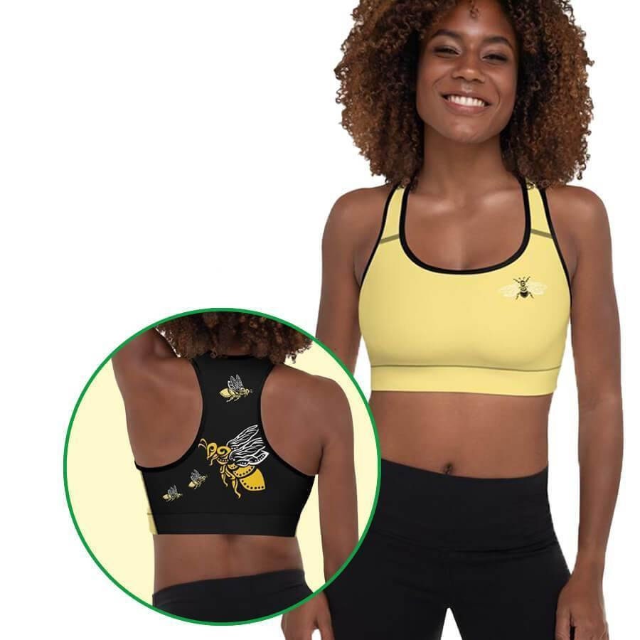 Personalized Padded Sports Bra. Workout Custom Bra. Seamless and  Stretchable, Sports Wear Yoga Bra, Padded Bra 