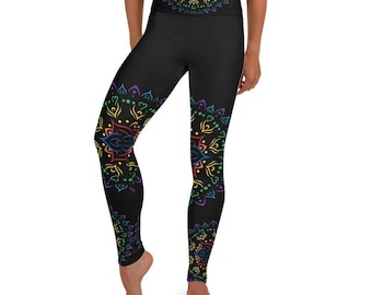 Yoga Leggings - Mandala All Over