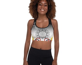 Strong Graffiti Series Padded Sports Bra