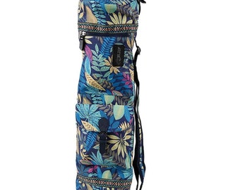 Details about   Red Floral Zippered Deluxe Yoga Mat Bag 