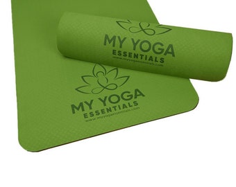 Eco-Friendly All Sport Yoga Mat | Lightweight, Non-Slip TPE | Waterproof, Hypoallergenic, Closed-Cell Design | 6mm Cushion
