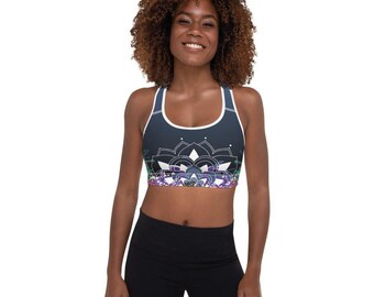 Breathe Graffiti Series Padded Sports Bra