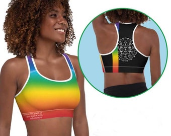 Namaste Seven Chakra Padded Sports Bra