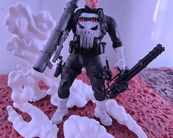 Smoke Effects for 1/12 Figures – Action Figure Anime Accessory | Marvel DC SHF Mafex Revoltech Mcfarlane | Diorama