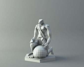 Lizard Mage DnD 3D Prints | Custom Reptilian Spellcaster Miniature for Dungeons and Dragons | Fantasy Tabletop TTRPG Figure