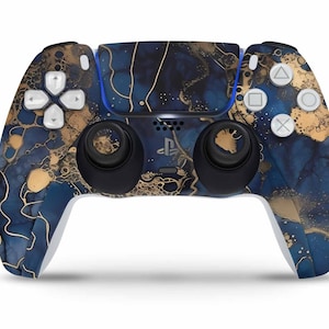 Dark Fantasy Design Aufkleber Skin für PS5 Playstation 5 Controller Wrap Skins für PS5 DualSense Controller selbstklebend Kratzerschutz