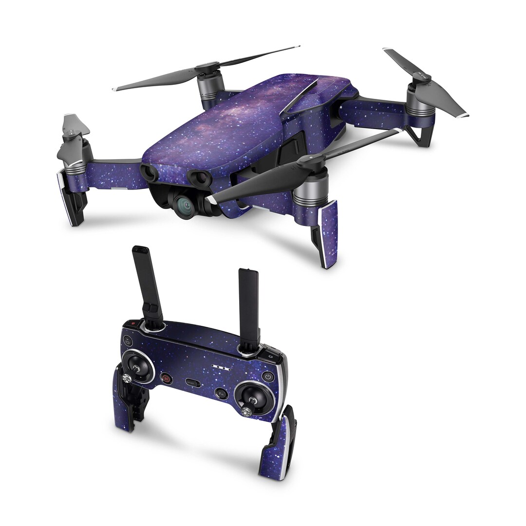 Adesivi In Vinile PGYTech Per DJI Mavic Pro E Zoom, Pelle Avvolgente Blu Mimetico