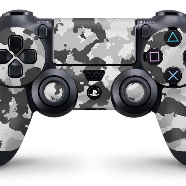 PS4 Controller Skin Decal Aufkleber für Playstation 4 Gamepad Sticker Skins Set Design Folie Urban Camo new