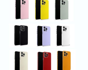 Matt iPhone Skin 16 15 14 ( alle Modelle ) Schutzfolie Design bunte Farben Aufkleber Handy Folie Skins Wrap decal Backcover FullWrap Version