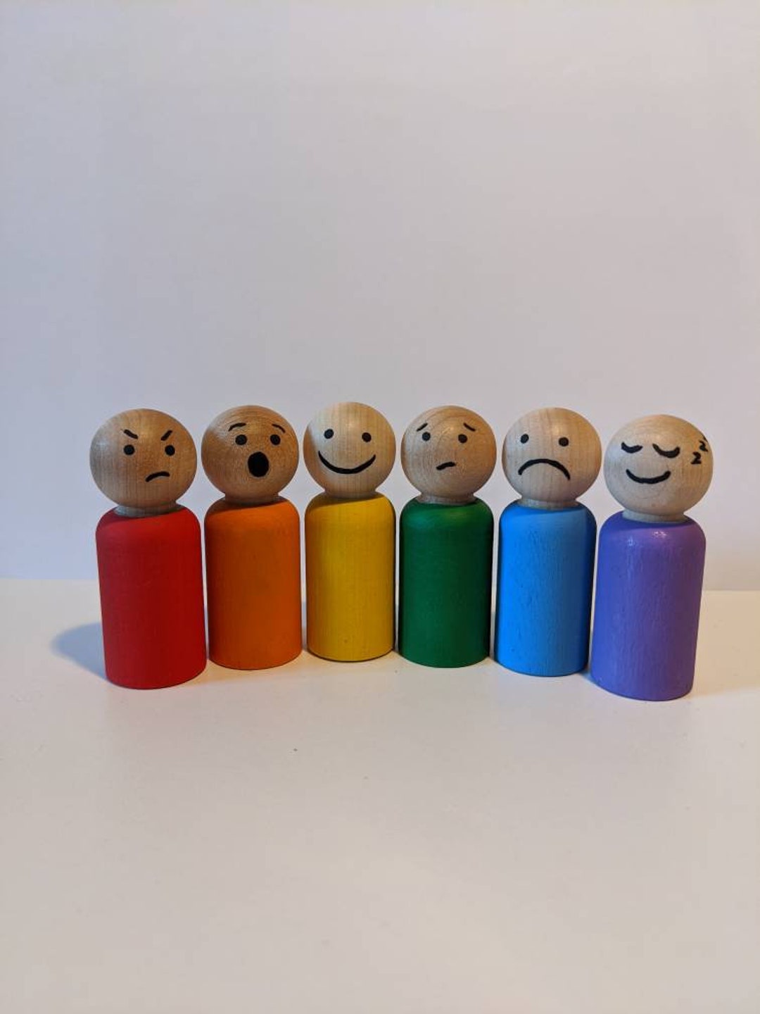 Emotions Peg Dolls - Etsy Australia