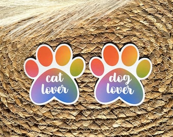 Cat Lover Decorative Magnet - Dog Lover Decorative Magnet - Fridge Magnet, Fridge Charm, Locker Decoration, Whiteboard Accessory