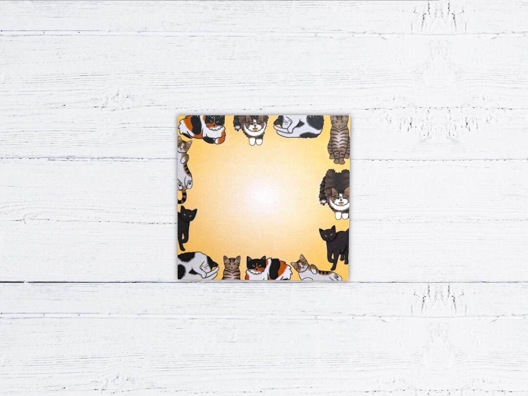 Cat Post-it® Sticky Notes - 3x3 - 50 Pages - Notepad - Memo - Sticky ...