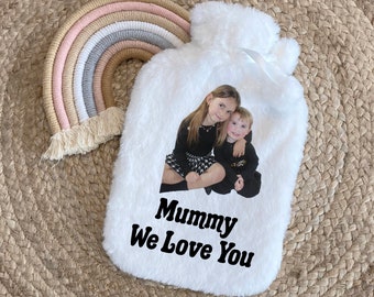 Photo Hot Water Bottle | Personalised Hot Water Bottle | Nan Gifts | Gifts for Her | Mother's Day Gifts | Your Photo
