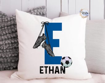 Cushion Cover Personalised With Name – Football