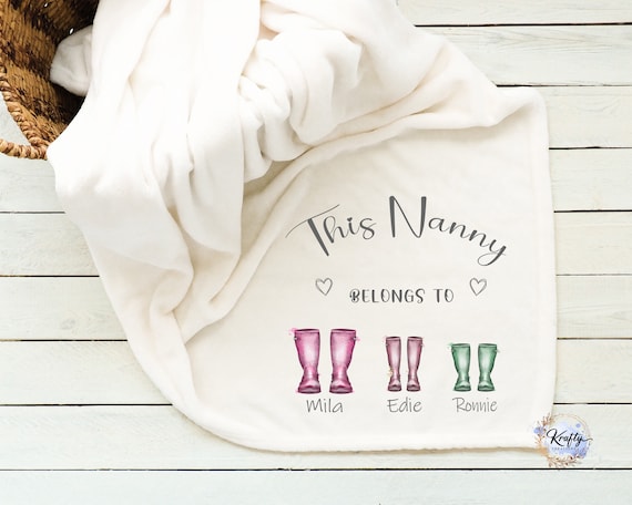 Personalised nan blanket hotsell