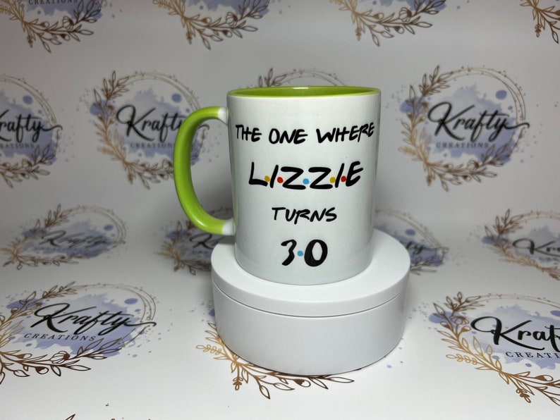 Friends Birthday Mug Personalised for Him for Her The One Where Friends Any Age 16th 18th 21st 30th 40th 50th 60th image 6