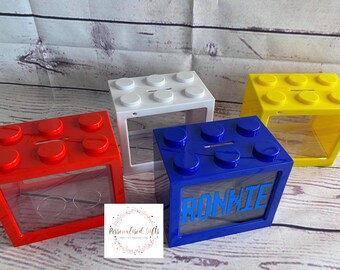 Personalised Lego Money Boxes