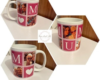 Personalised Mum Mugs | Photo Mugs | Custom Photo And Text Mug | Gifts For Her | Stocking Fillers