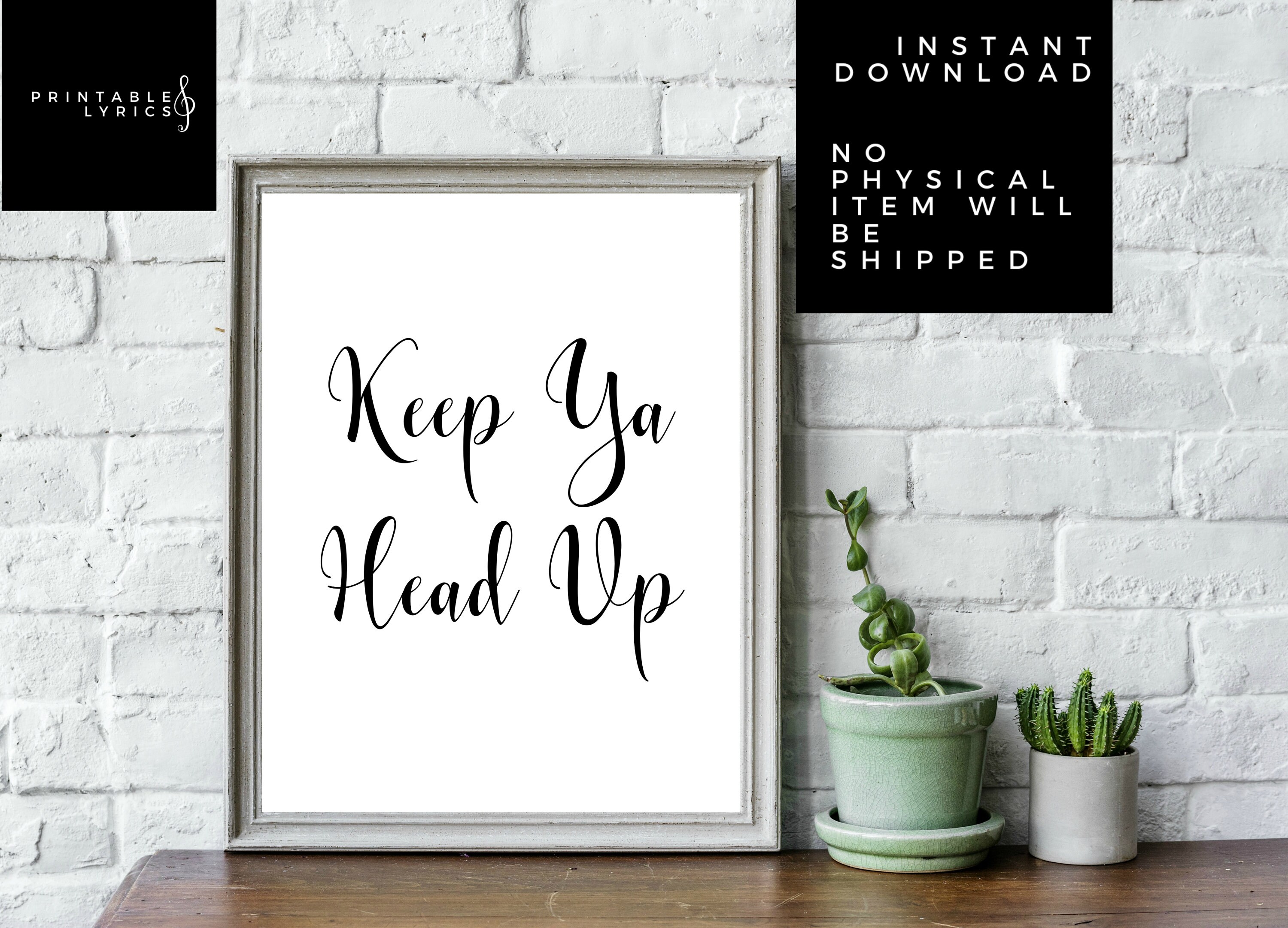Keep Ya Head Up positive Kunst Selbstliebe Selbstpflege Etsy
