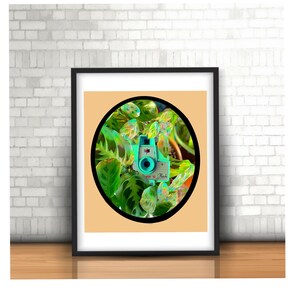 Foliage camera digital print