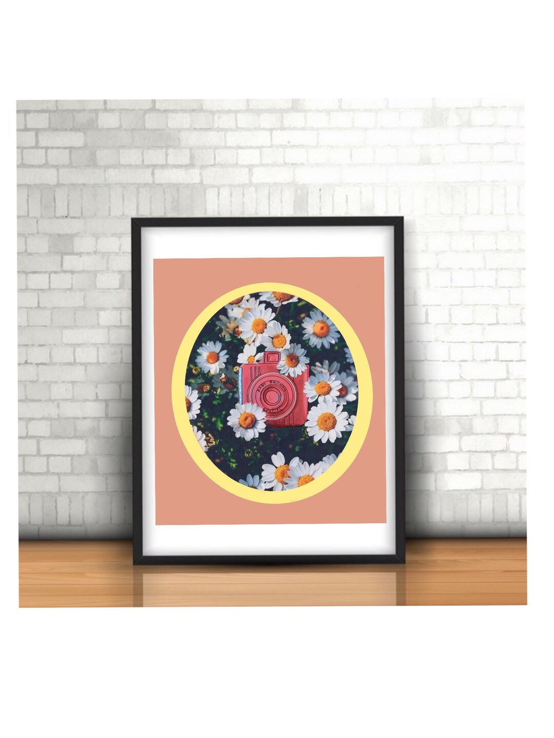Screenprint Daisy Daisy Camera Digital Print - Etsy