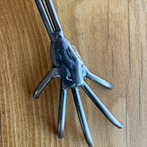 Handcrafted Steel Back Scratcher: 15.5" Long Reach