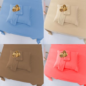Full Size Luxury Sheet Set - Softer Than Cotton, Microfiber, Hypoallergenic, Comfortable -1800 Thread Count-Deep Pockets, Luxury Sheets Set