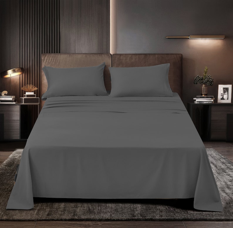 100 Cool Bamboo Sheet Set Hypoallergenic Bedding From Natural Bamboo