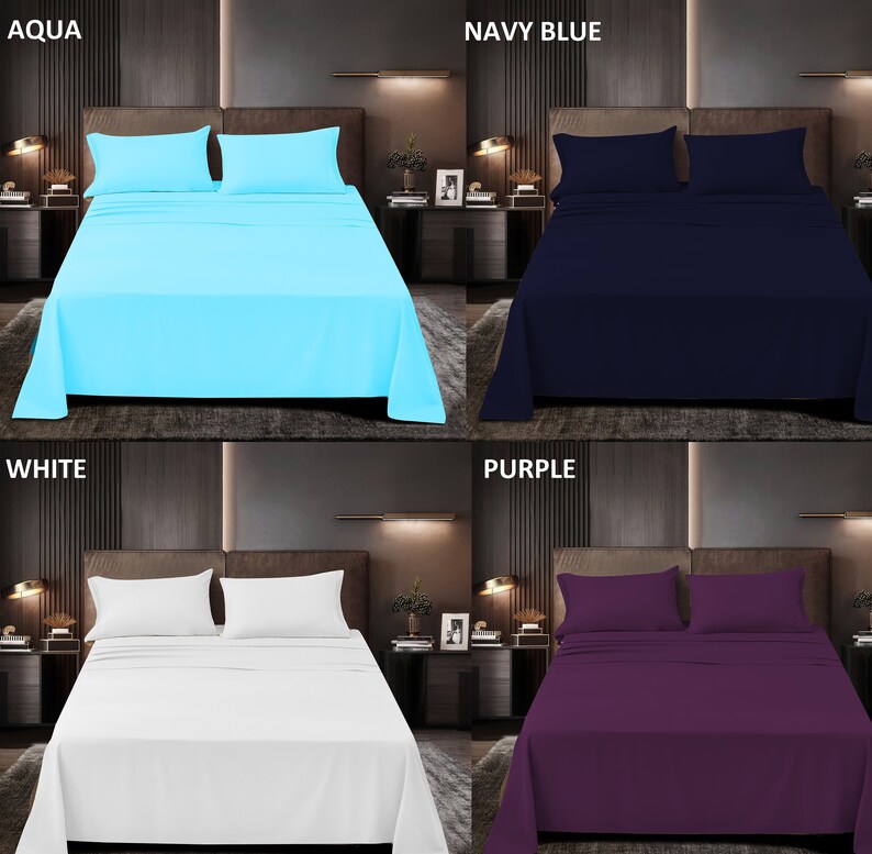 Bamboo Sheets Set bamboo Bed Sheet Set silky Soft Bamboo Etsy